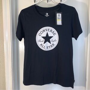 Converse Classic Fit Black Tee